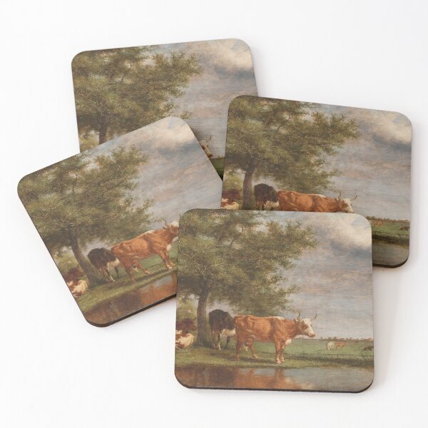 Item preview, Landscape with Cows and a Woman (Paulus Potter) designed and sold by ArtHistorical.