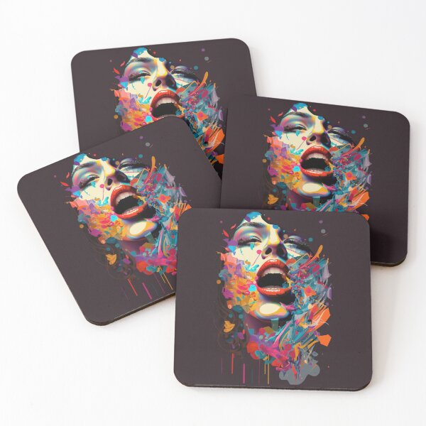 Item preview, Uninhibited Expression: A Splash of Youthful Energy designed and sold by EvyeniaArt.