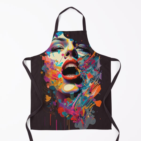 Item preview, Uninhibited Expression: A Splash of Youthful Energy designed and sold by EvyeniaArt.