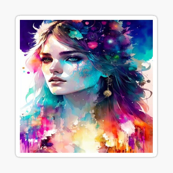 Beauty in Abstraction Sticker