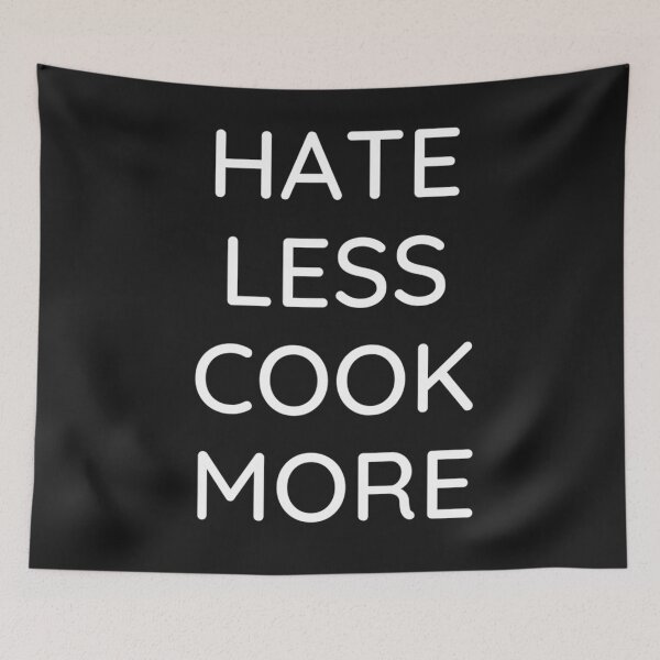 Item preview, Hate Less Cook More Chef Cooking Home Cook Peace Love T Shirt designed and sold by Francois-Lemann.