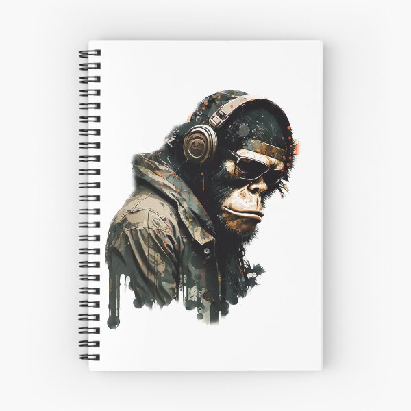 Item preview, Musical Monkey: A Stylish and Realistic Illustration designed and sold by W I L O R F . C O.