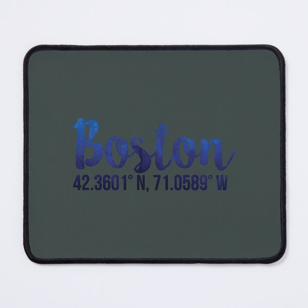 Item preview, Boston Coordinates Sticker designed and sold by JohnCareyy.