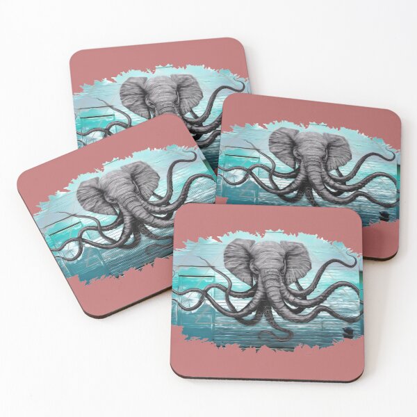 Item preview, Elephant Octopus designed and sold by painterfrank.