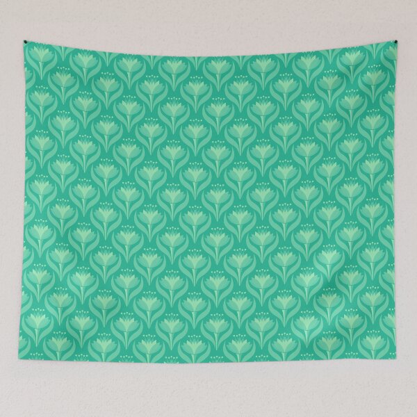 Item preview, Blooming Joy Flower - Greenish Teal [8] designed and sold by Carina Parry Studios.