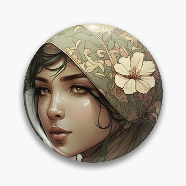 Artikelvorschau, Malaysische Schönheit - Jugendstil entworfen und verkauft von ArtNouveauChic.