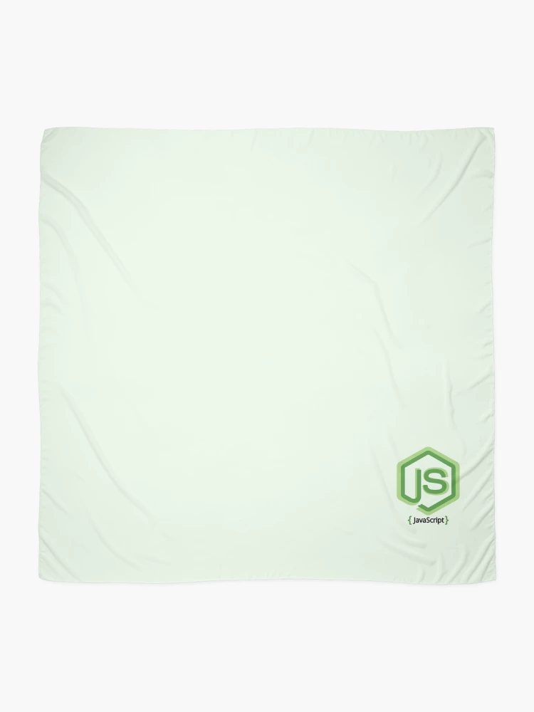 Thumbnail 2 of 3, Scarf, JavaScript, programming, logo, JavaScript logo ,programming languages designed and sold by Eagle-Eyes.