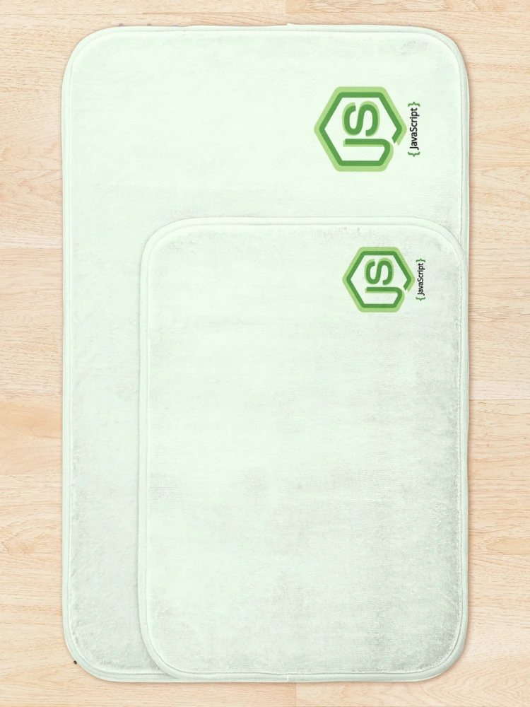 Thumbnail 5 of 6, Bath Mat,  JavaScript,  programming, logo, JavaScript logo ,programming languages designed and sold by Eagle-Eyes.