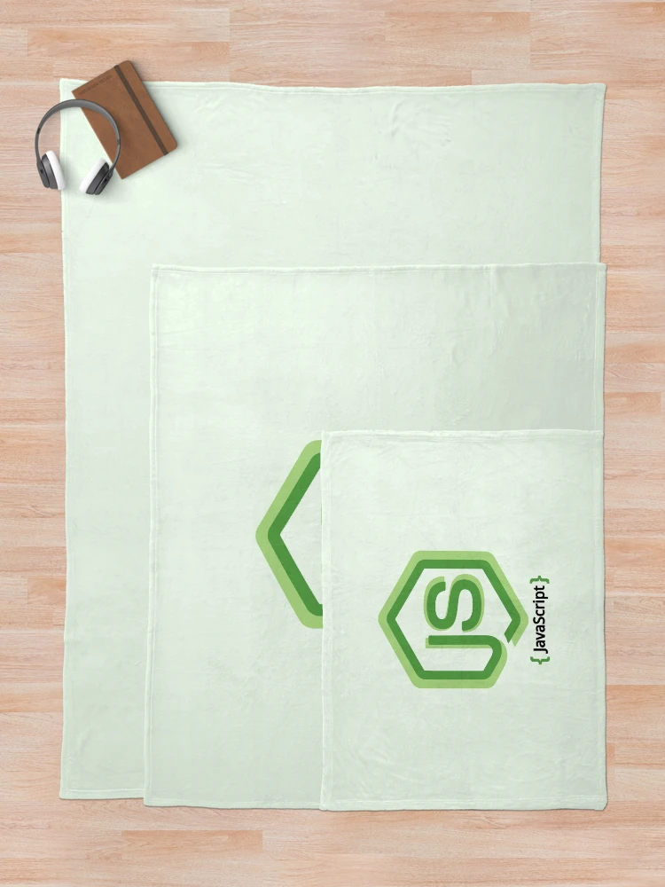Thumbnail 5 of 6, Throw Blanket, JavaScript, programming, logo, JavaScript logo ,programming languages designed and sold by Eagle-Eyes.