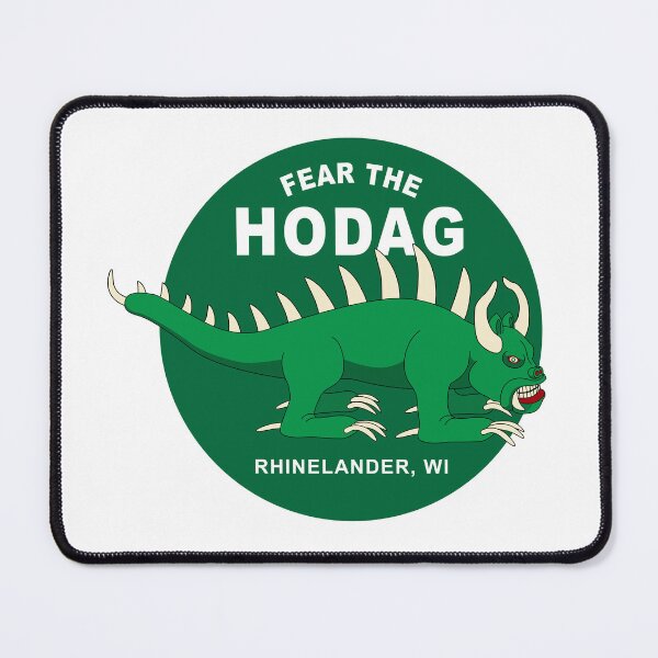 Item preview, Classic Fear the HODAG Rhinelander Wisconsin Sticker designed and sold by BlueSkyTheory.