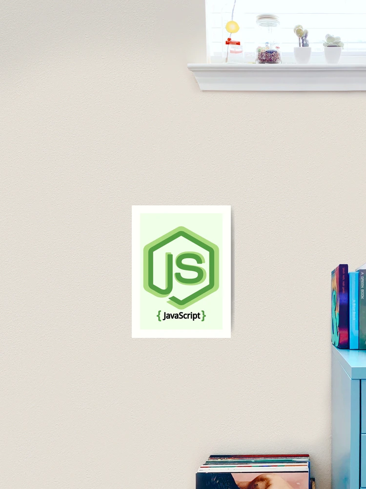 Thumbnail 2 of 3, Art Print, JavaScript, programming, logo, JavaScript logo ,programming languages designed and sold by Eagle-Eyes.