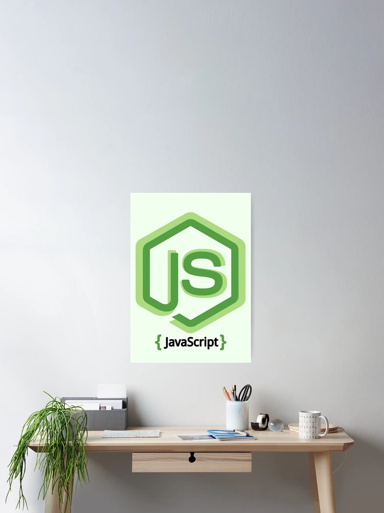 Thumbnail 2 of 3, Poster, JavaScript, programming, logo, JavaScript logo ,programming languages designed and sold by Eagle-Eyes.