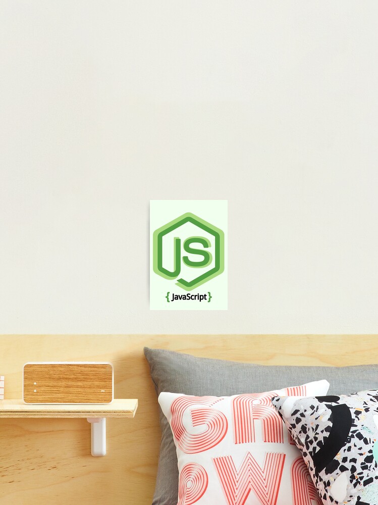Thumbnail 2 of 3, Photographic Print,  JavaScript,  programming, logo, JavaScript logo ,programming languages designed and sold by Eagle-Eyes.
