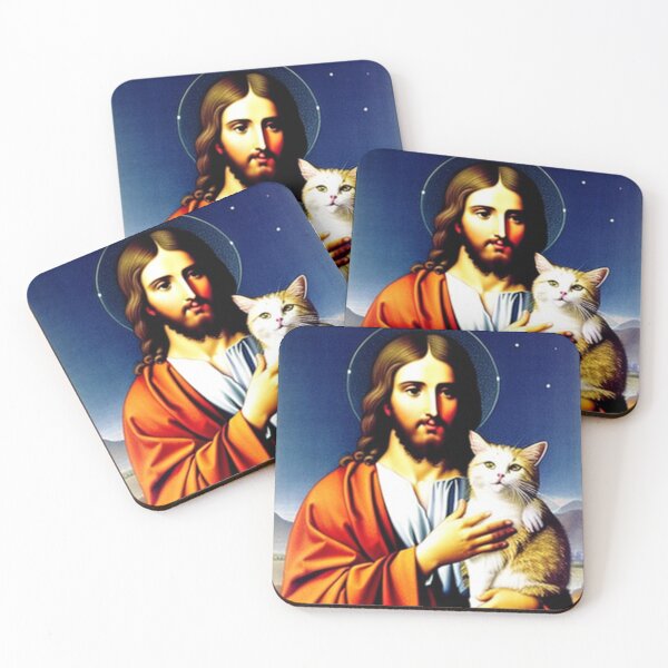 Item preview, Jesus the savior loves animals designed and sold by ideas favoritas.