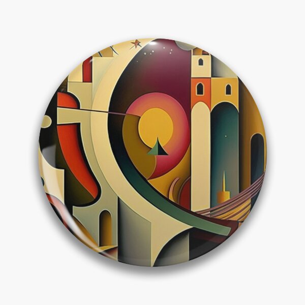 Item preview, Tangier - Abstract Art Style designed and sold by ArtNouveauChic.