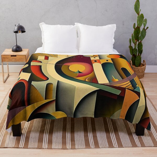 Item preview, Tangier - Abstract Art Style designed and sold by ArtNouveauChic.