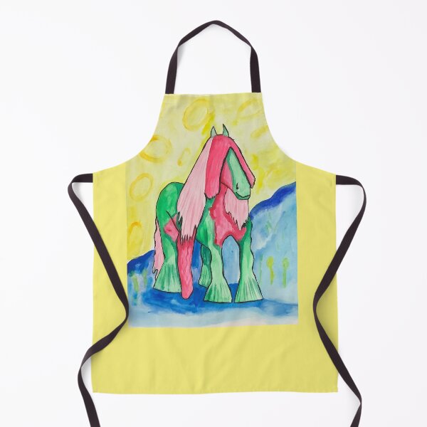 Item preview, Colorful fantastic Pony, gouache painting designed and sold by altairaleon.