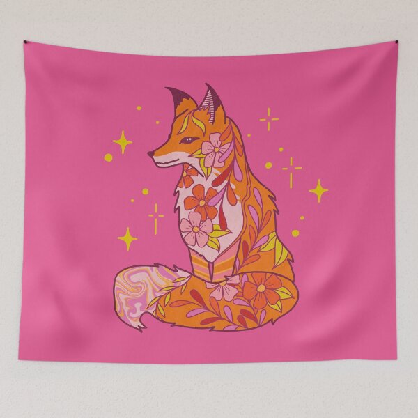 Item preview, Floral Fox designed and sold by PepperLime.