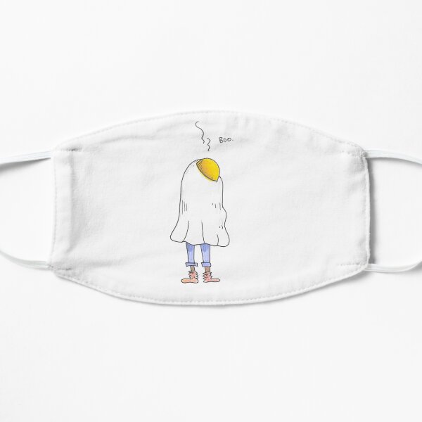 Fried Egg Ghosty Flat Mask