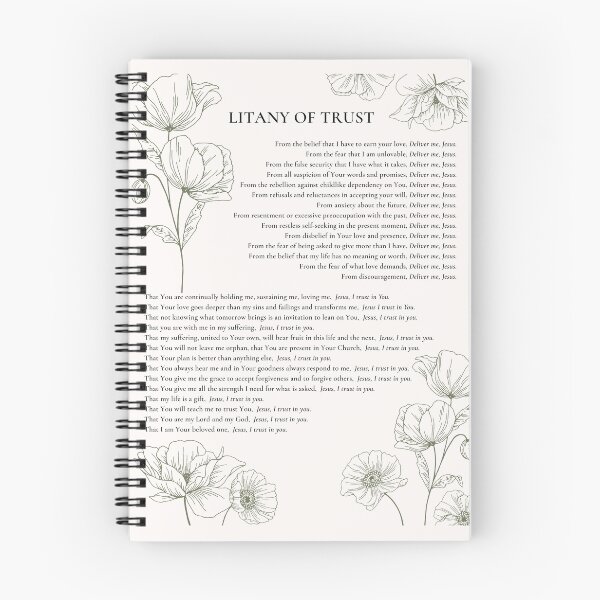 Item preview, Litany of Trust Prayer designed and sold by franciskate.