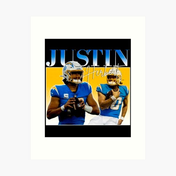 : EyewEb Justin Herbert Sport Poster Wall Art Painting