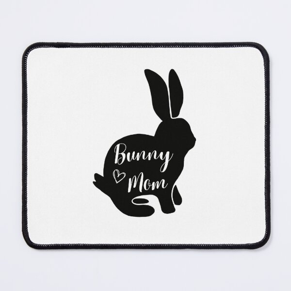 Item preview, Bunny Mom | Black Rabbit Silhouette | Rabbit Mom designed and sold by bashfulbunnies.