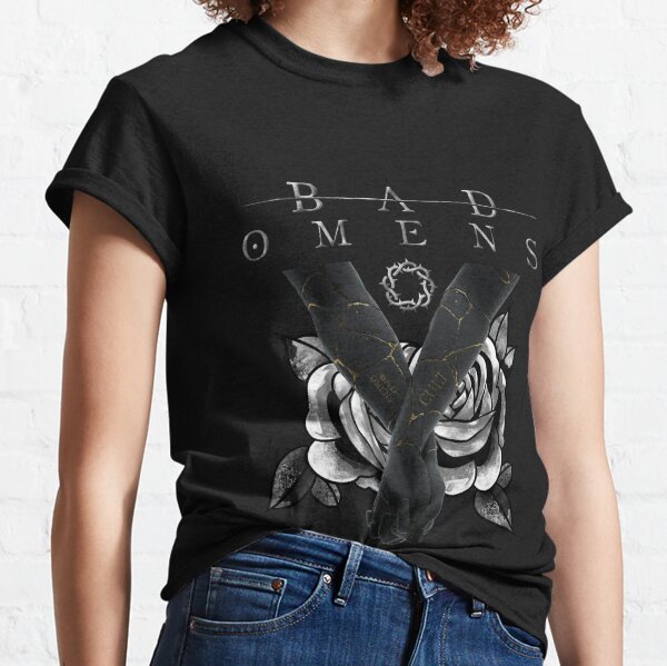 Best Of Seller Of Design Art Bad Omens Kids T-Shirt for Sale by arastro