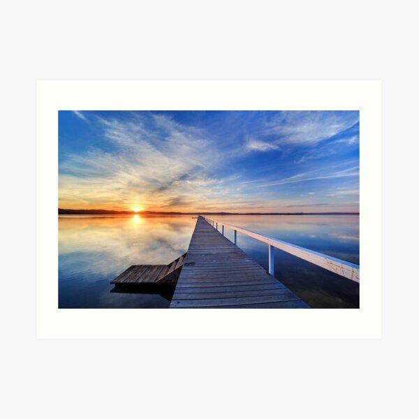 Long Jetty sunset Art Print