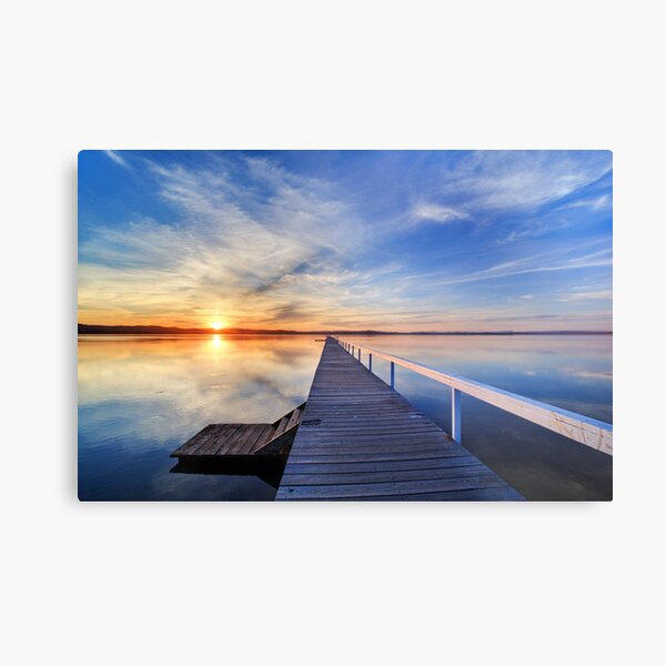 Long Jetty sunset Metal Print