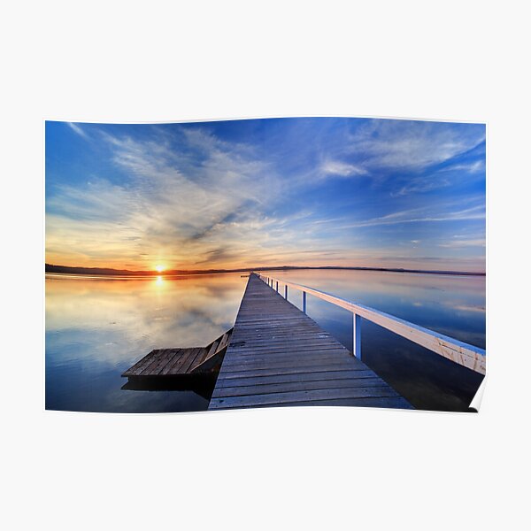 Long Jetty sunset Poster