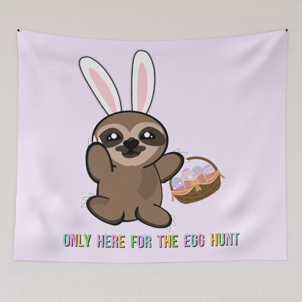 Item preview, Only here for the Egg Hunt - Easter Sloth designed and sold by CuddlyPeas.