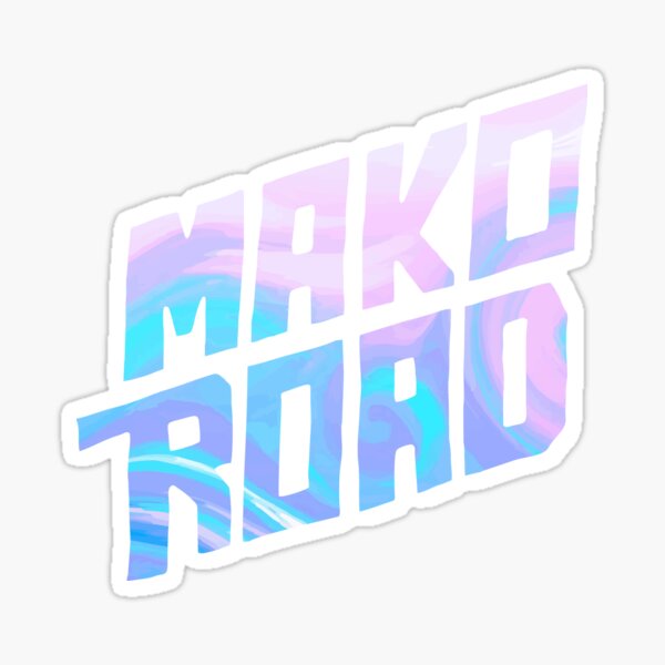 Mako Road Stickers for Sale Redbubble