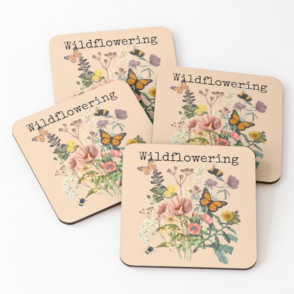 Artikelvorschau, Wildblühende Bestäuber mit buntem Wildblumen-Design entworfen und verkauft von EarthArtDesigns.