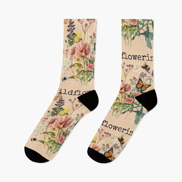 Artikelvorschau, Wildblühende Bestäuber mit buntem Wildblumen-Design entworfen und verkauft von EarthArtDesigns.