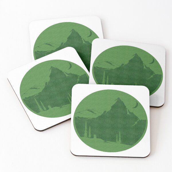 Item preview, Hiking to a mountain in the forest designed and sold by Midnight Sky Sundry.