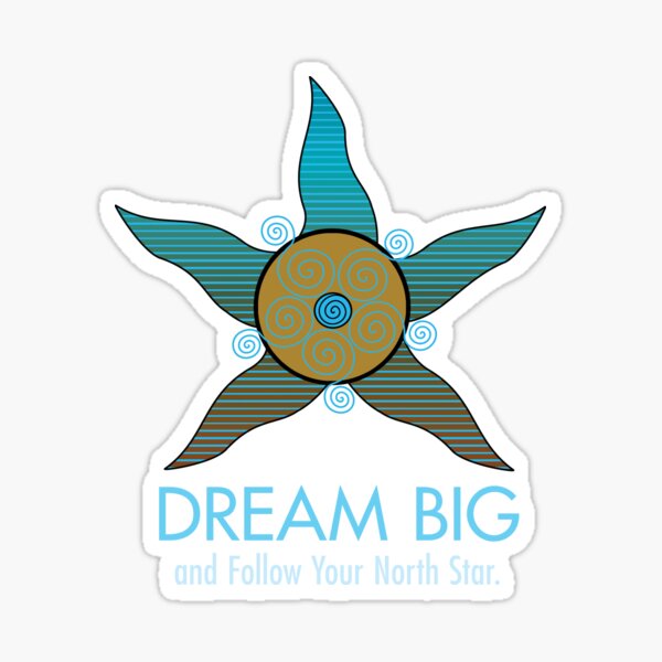 Believe in Yourself Follow Your North Star Achieve Goals Sticker