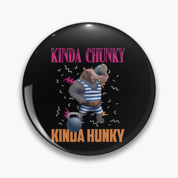 Item preview, Kinda Chunky Kinda Hunky Weightlifting Bodybuilding Gym designed and sold by Dressed For  Duty.