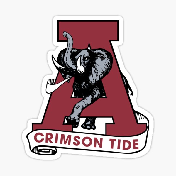 alabama-A League-crimson-logo Sticker