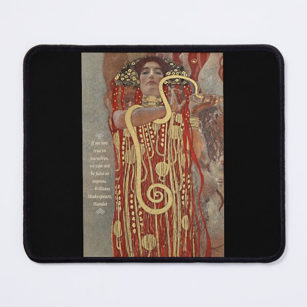 Item preview, Gustav Klimt Painting With Shakespeare Quote designed and sold by Classicambience.