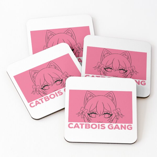 Item preview, Catbois Gang Felix looking at you (pink) designed and sold by CatboisGang.