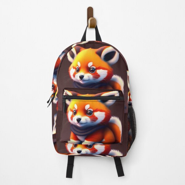 Item preview, Little Red Panda With Purple Syal designed and sold by ChibiMavis.