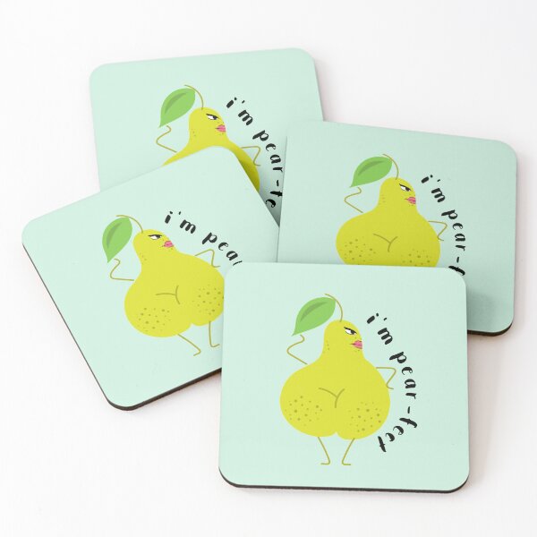 Item preview, I'm Pear-fect - Funny Pear Pun designed and sold by LMoonDesigns.