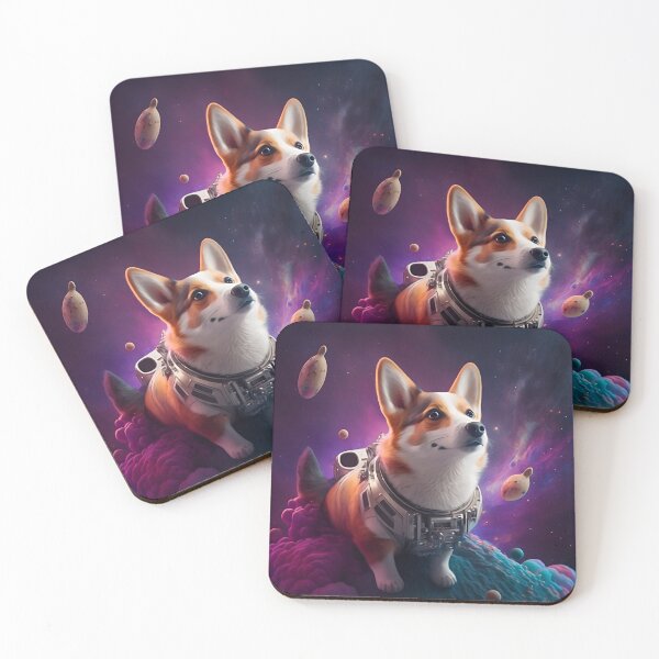 Item preview, Galactic Corgi designed and sold by FramesLikeMine.