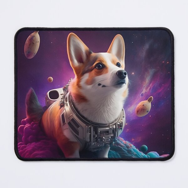 Item preview, Galactic Corgi designed and sold by FramesLikeMine.