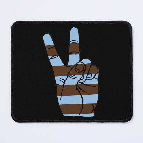 Item preview, Tufts University Blue and Brown Peace Sign    designed and sold by Riley-Todd.