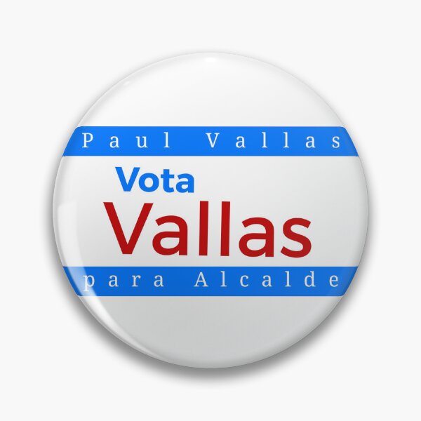 Item preview, Vota Vallas (Vote Vallas Spanish) designed and sold by WigPuff.