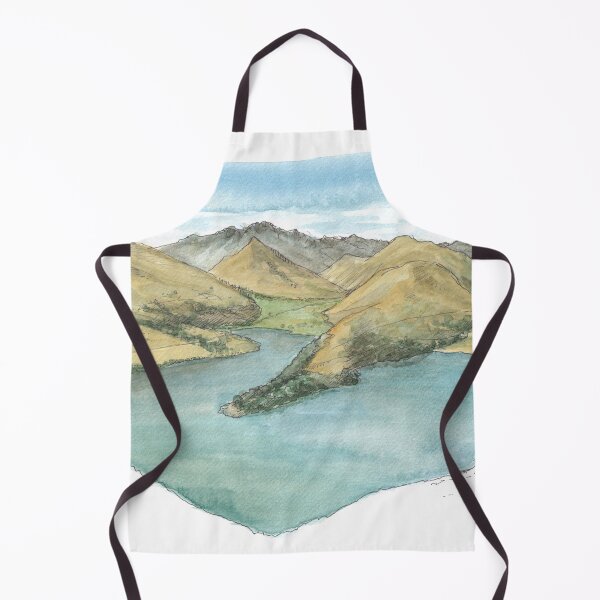 Item preview, Moke Lake - New Zealand Watercolour designed and sold by Tom Napper Design.