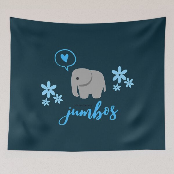 Item preview, Tufts University Jumbos Floral   designed and sold by Riley-Todd.