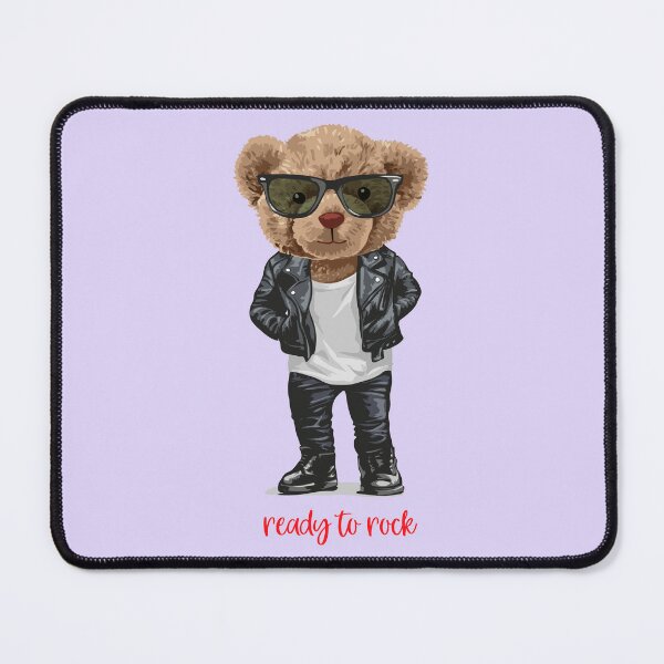 Item preview, Teddy Bear Toy Ready to Rock designed and sold by AETHERFORM Design.