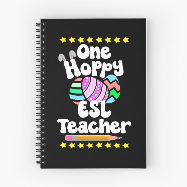 Item preview, One Hoppy ESL ESOL Teacher Happy Easter Egg Bunny Tutor Professor designed and sold by FlorenciaBliss.